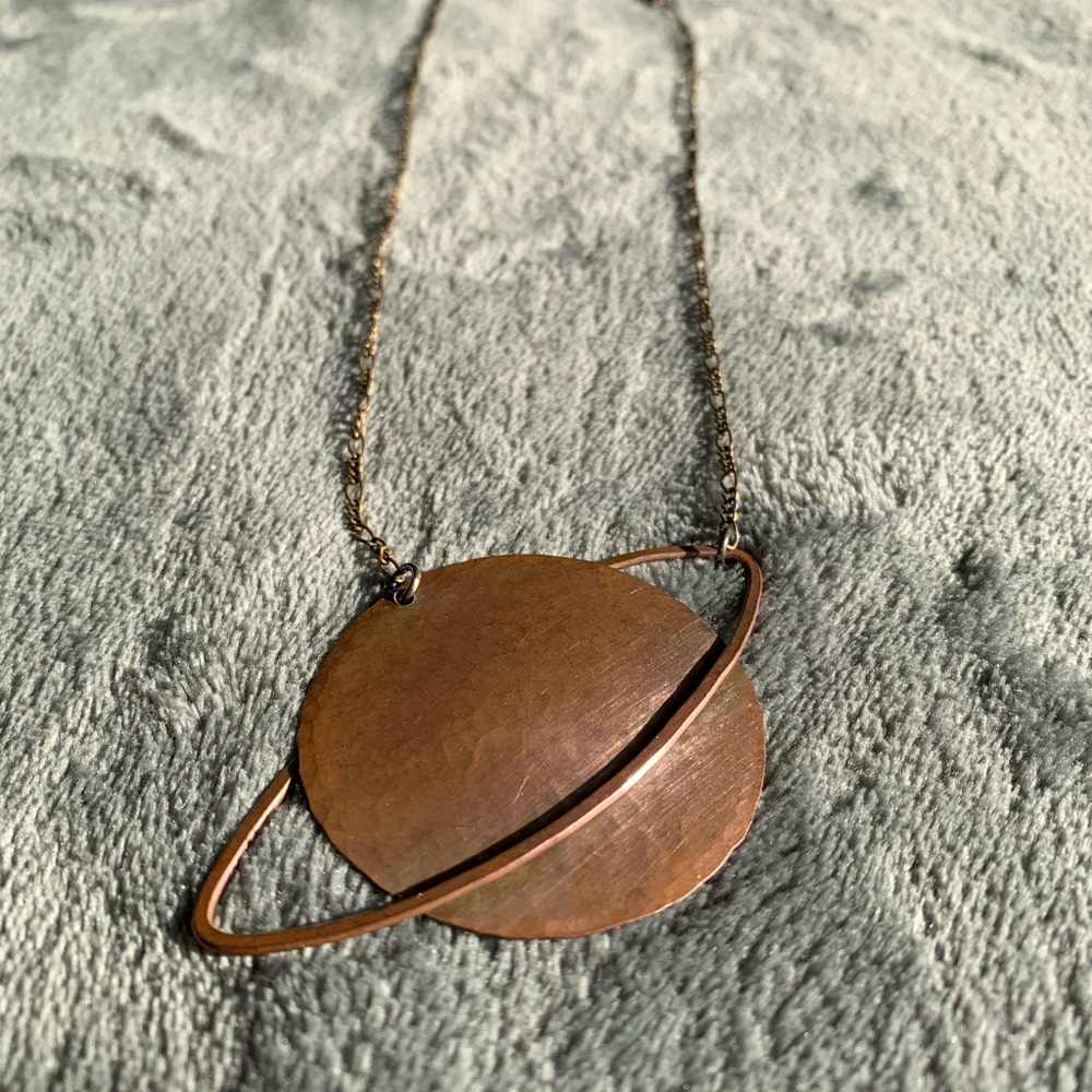 Vintage Saturn Necklace